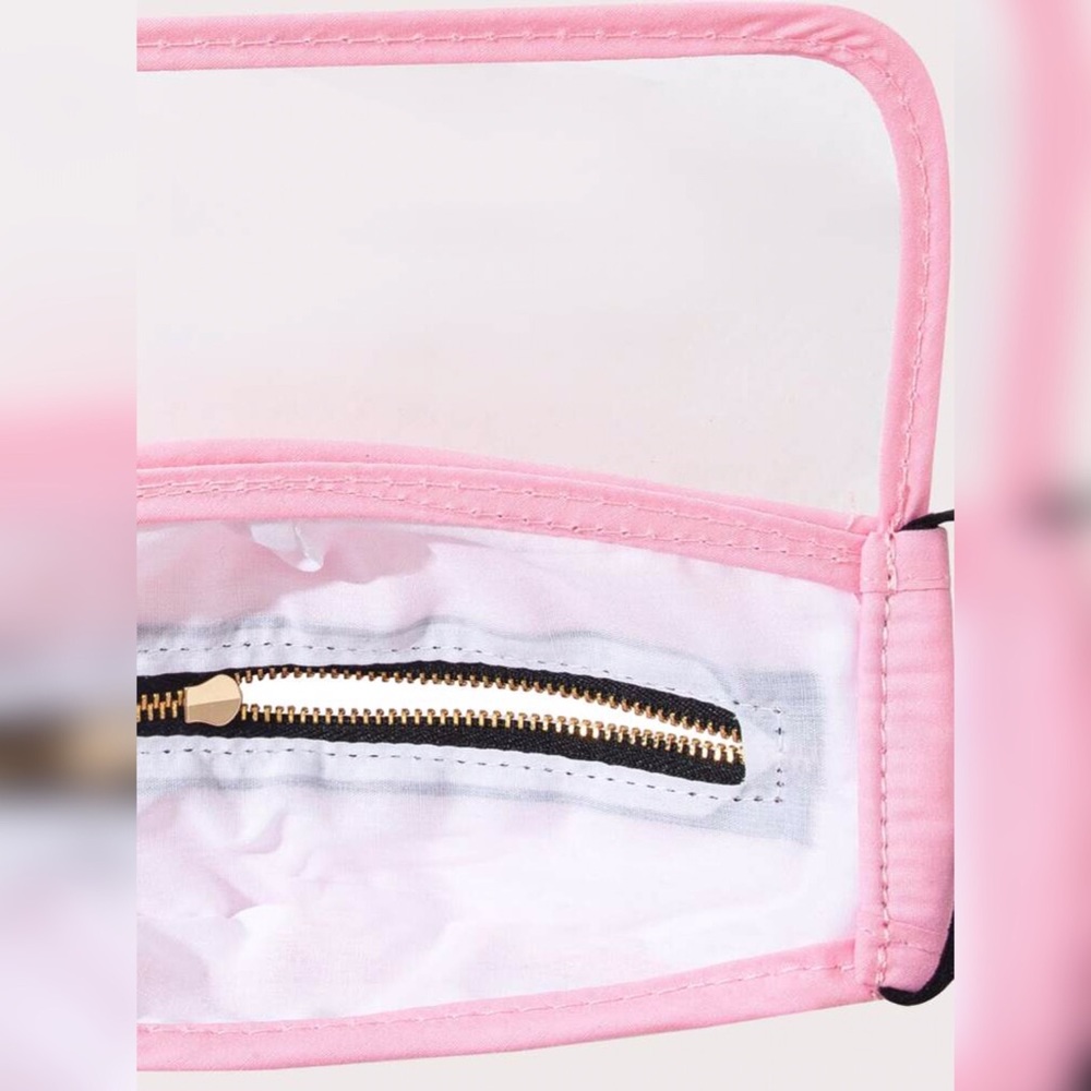RESTOCKED!!! PINK ZIPPER DESIGN FACE MASK - Picture 4 of 5
